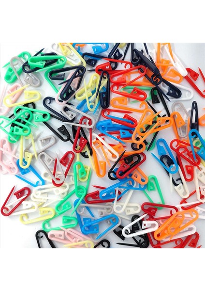 1000 Pcs Renkli Plastik Güvenlik Pimi 2 3 cm Siyah ve Beyaz Gül Kırmızı Sarı Mavi Yeşil Küçük Işaret Plastik Pim (Yurt Dışından) fırsatları