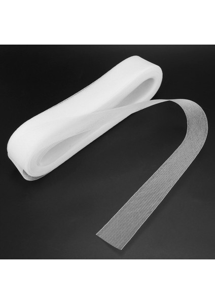 5pcs 50MM 50 mm 50 Metre Düz Sert Sade Sert Crinoline At Kılı Örgü Gelinlik/şapka Dikiş Aksesuarları Için Örgü-Beyaz (Yurt Dışından) fırsatları