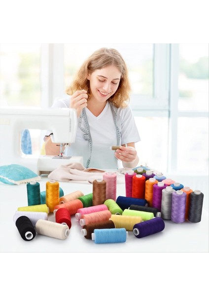 72PCS Dikiş Iplik Kiti 36 Renk Dikiş Makinesi Iplikleri Bobins Dikiş Iplikleri Kiti Makaralar Başına 400 Yard (Yurt Dışından) fiyatları