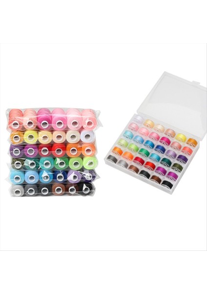 72PCS Dikiş Iplik Kiti 36 Renk Dikiş Makinesi Iplikleri Bobins Dikiş Iplikleri Kiti Makaralar Başına 400 Yard (Yurt Dışından) indirimleri