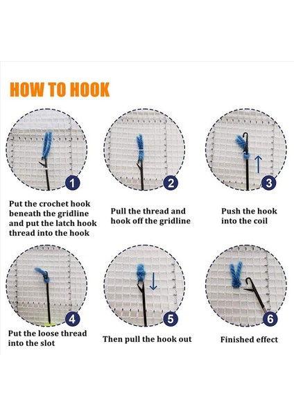 2x Mandal Kanca Halı Kitleri Dıy Tığ Işi Iplik Halıları Yetişkinler Için Renk Öncesi Bastırılmış Desen Tasarımı ile Kanca Kiti (Cat) (Yurt Dışından) fırsatları