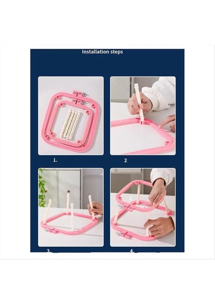 Çift Katman Abs Nakış Standı Hoop Masaüstü El Yapımı Zanaat Çerçeveleri Poklama Için Fransız Nakış A (Yurt Dışından) fiyatları