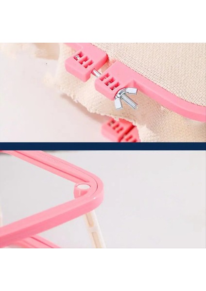 Çift Katman Abs Nakış Standı Hoop Masaüstü El Yapımı Zanaat Çerçeveleri Poklama Için Fransız Nakış A (Yurt Dışından) modelleri