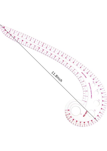 Dikiş Araçları 4 Pc Dikkat Fransındak Metrik Yapılık Cetren Tearimi Dikkati Termelik Desin Tasarımı Dıy Giyim Bükülebilir Çizim Şablonu (Yurt Dışından) fırsatları