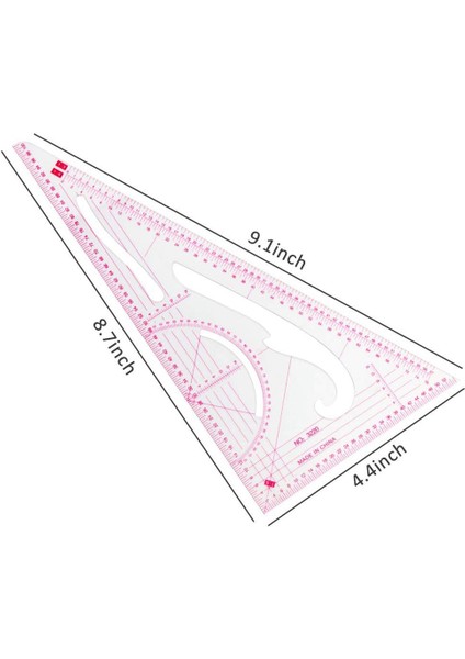 Dikiş Araçları 4 Pc Dikkat Fransındak Metrik Yapılık Cetren Tearimi Dikkati Termelik Desin Tasarımı Dıy Giyim Bükülebilir Çizim Şablonu (Yurt Dışından) indirimleri