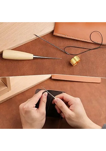 Deri Dikiş Aletleri Diy Deri Zanaat Aletleri El Dikiş Alet Seti ile Sarkma ile Set (Yurt Dışından) modelleri