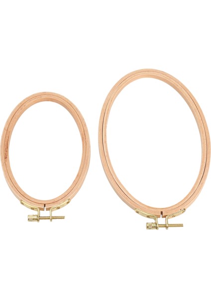 2 Adet Oval Nakış Çemberleri 1 Adet 8 3 x 5 4 Inç ve 1 Parça 6 3 x 4 1 Inç Çapraz Dikiş Çemberleri (Yurt Dışından)