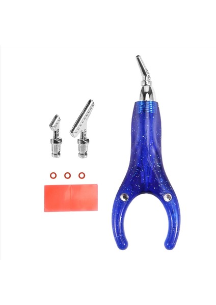 Ergonomik Elmas Sanat Boya Kalemi 3 Metal Uçlu Elmas Sanat Aksesuarları Yetişkinler Için 5d Elmas Matkap Kalem Kiti Mavi (Yurt Dışından)