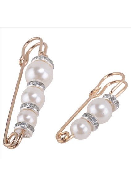 45PCS Kazak Klipsleri Ağır Hizmet Emniyet Pimleri Beyaz Inci Broş Pim Elbise Klip Şapka Şal Pim Rinestone Emaye Pimleri (Yurt Dışından) fırsatları