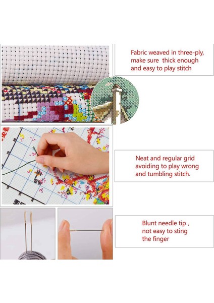 Kaktüs Desenleri Sayılan Çapraz Dikiş 11CT Baskılı Çapraz Dikiş Setleri Nakış Iğnesi (Yurt Dışından) modelleri