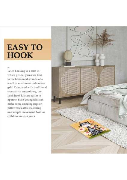 Mandal Haluru Kitleri Dıy Tığ Ipliği Kilimler Yetişkinler Için Renk Öncesi Basık Desen Tasarımı (Yurt Dışından) modelleri