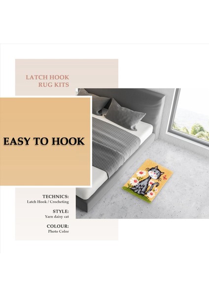 Mandal Haluru Kitleri Dıy Tığ Ipliği Kilimler Yetişkinler Için Renk Öncesi Basık Desen Tasarımı (Yurt Dışından) indirimleri