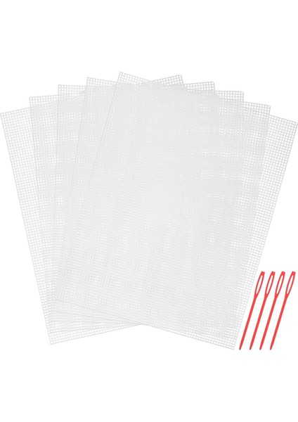 Nakış Için Plastik Örgü Plastik Tuval Akrilik Iplik Için Beyaz Örgü El Yapımı Örgü Tığ Işi Proje Yapımı (Yurt Dışından)