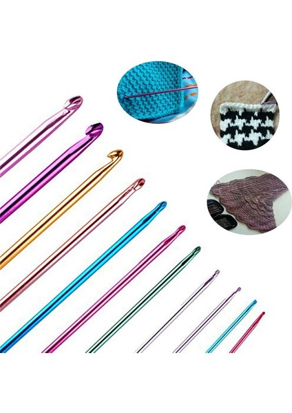 Tunus Tığ Işi Kancalar 2-8 mm Alüminyum Afgan Tığ Kancaları 3 5-12 mm Plastik Kablo Dokuma Örgü Örgü Iğne Seti (Yurt Dışından) modelleri