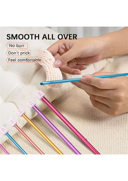 Tunus Tığ Işi Kancalar 2-8 mm Alüminyum Afgan Tığ Kancaları 3 5-12 mm Plastik Kablo Dokuma Örgü Örgü Iğne Seti (Yurt Dışından) fırsatları