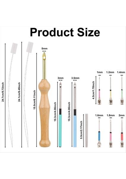 Yumruk Iğne Kiti Nakış Punch Ayarlanabilir Iğne Kiti Yumruk Iğne Kiti Nakış Ipi Dikiş Yeni Başlayanlar Için (Yurt Dışından) fiyatları