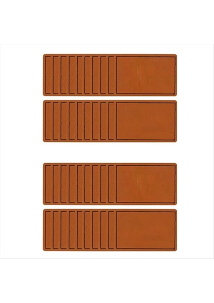 100 Adet Şapka Için Boş Yamalar Deri Şapka Yamaları Özel Kumaş Onarım Için Yapışkan Özel Yamalar ile (Yurt Dışından)