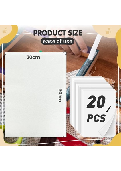 Yapıştırıcı Tabakaları Üzerinde Demir 20PCS Çift Taraflı Isı Eriyik Kumaş Sayfası A4 Boyutu Eriyebilir Yapıştırıcı Tabakalar Eriyebilir Arayüz (Yurt Dışından) indirimleri