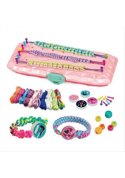 Dıy Dostluk Bilezik Dize Yapımı Kiti Oyuncaklar Için Kızlar Bilezikler El Sanatları Takı Tezgah Maker Oyuncakları Boncuklar (Yurt Dışından)