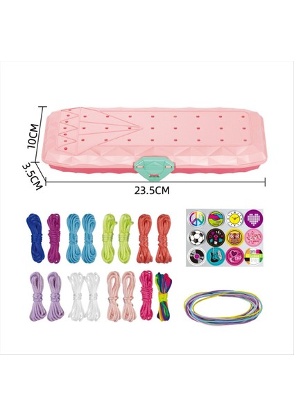 Dıy Dostluk Bilezik Dize Yapımı Kiti Oyuncaklar Için Kızlar Bilezikler El Sanatları Takı Tezgah Maker Oyuncakları Boncuklar (Yurt Dışından) fiyatları