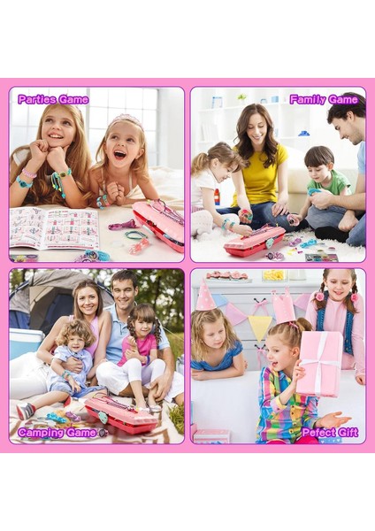 Dıy Dostluk Bilezik Dize Yapımı Kiti Oyuncaklar Için Kızlar Bilezikler El Sanatları Takı Tezgah Maker Oyuncakları Boncuklar (Yurt Dışından) indirimleri