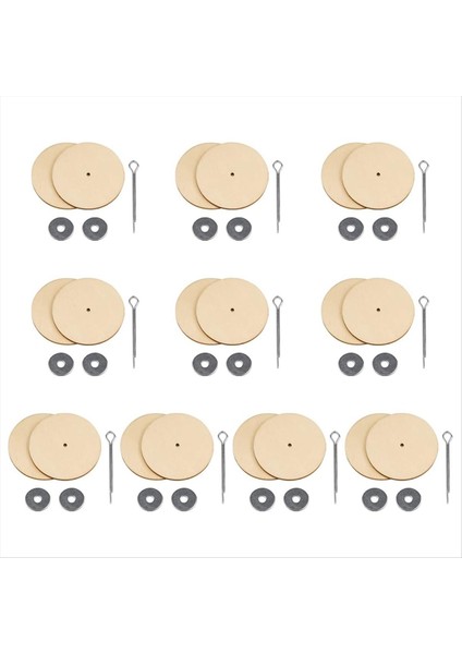 10 Set Bebek Konektörleri Cotter Pim Eklemleri ve Ahşap Fibreboard Diskleri Hareket Edilebilir Enghae Cıvata Bebek Aksesuarları 35 mm (Yurt Dışından)