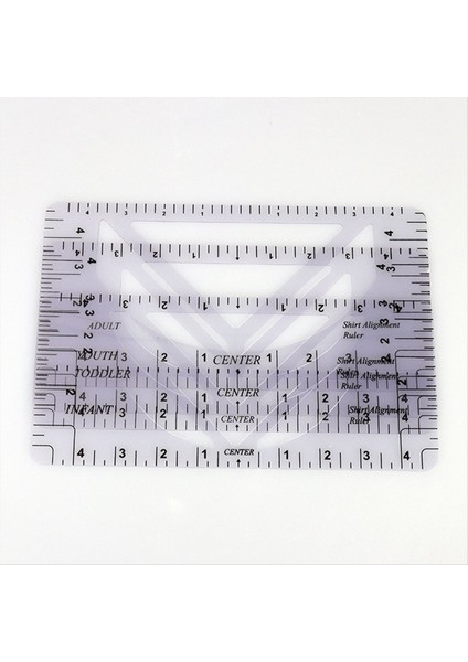 T-Shirt Cetvel Rehberi Pvc Gömlek Hizalama Araçları Yetişkin Gençlik Bebek Yürümeye Başlayan Dikiş Aksesuarları Için Cetvel B (Yurt Dışından) fiyatları