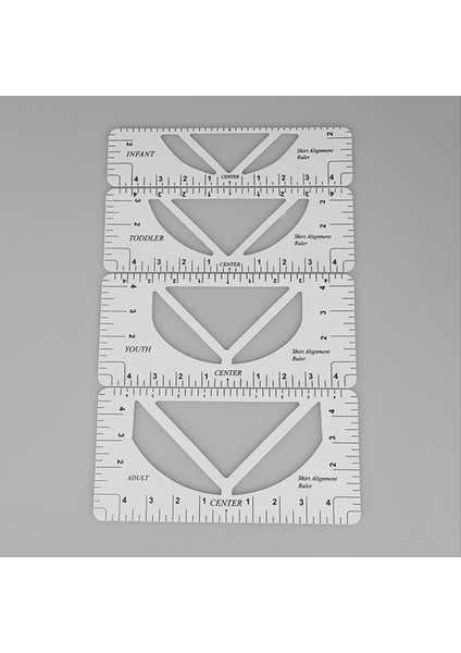 T-Shirt Cetvel Rehberi Pvc Gömlek Hizalama Araçları Yetişkin Gençlik Bebek Yürümeye Başlayan Dikiş Aksesuarları Için Cetvel B (Yurt Dışından) modelleri