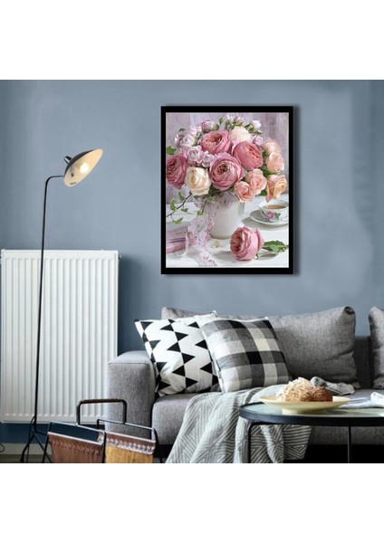 2set Dıy Yuvarlak Matkap Elmas Boyama Çapraz Dikiş Mozaikleri Tam% 100 Kapak Nakış &quot Kahve ve Gül&quot ve Kar Yavru Kedi (Yurt Dışından) indirimleri