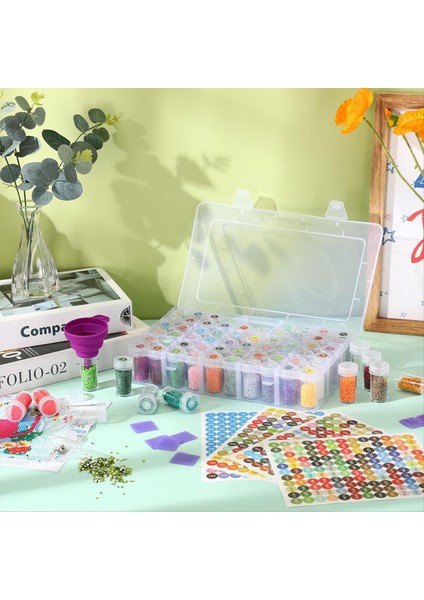 D Iamond Boyama Saklama Kutusu 60 Izgara Boncuklu Saklama Kutusu Elmas Sanat Aksesuarları Depolama Kutusu Elmas Sanatı Için Etiketler (Yurt Dışından) fiyatları