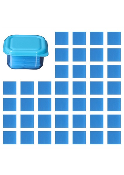 Kutu Nakışla Boya Tutkal Kil Drilling Çamur 5d Boyama Sondaj Aksesuarları Balmumu Dotting Art Dıy Mavi (Yurt Dışından)