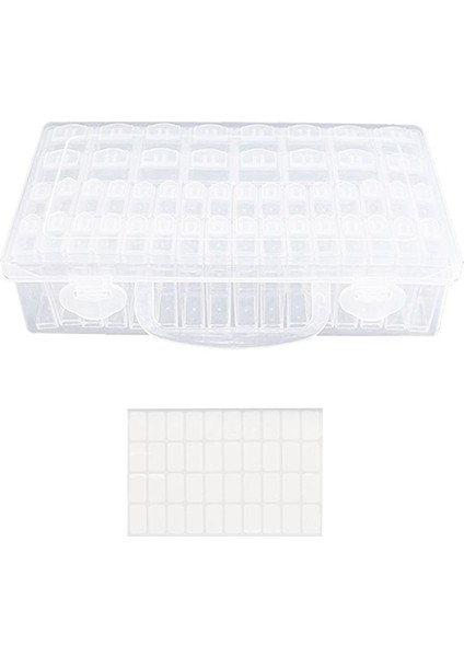 48 Bölme Depolama Kutusu Temiz Tohum Boncuk Organizatörü Elmas Boyama Için Kapaklı Küçük Çıkarılabilir Kap Küçük Boncuklar (Yurt Dışından)