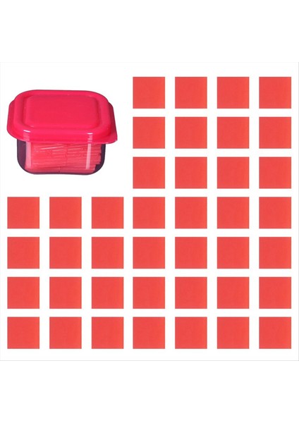 Boya Tutkal Kil Kutu Nakış Sondaj Çamur 5d Boyama Sondaj Aksesuarları Balmumu Dotting Art Diy Kırmızı (Yurt Dışından)