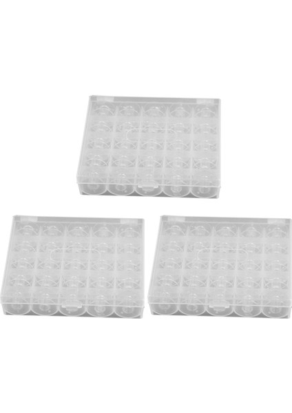 75PCS Plastik Boş Bobins Kasa Kardeş Janome Singer Dikiş Makinesi (Yurt Dışından)