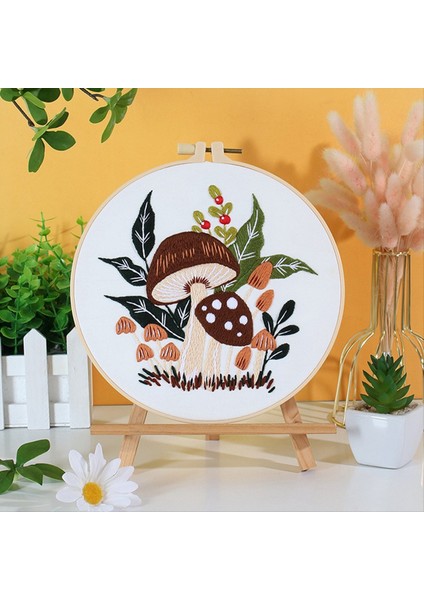 4 Set Yeni Başlayanlar Için Nakış Kiti Yetişkinler El Nakış Kiti Agarik Çember Renk Dişleri Araçlar Içerir (Yurt Dışından) fiyatları