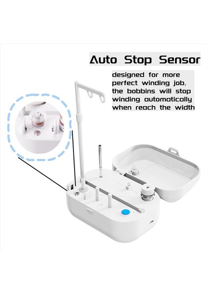 Otomatik Tıpa ile Otomatik Sarıcı Dikiş Makinesi Iplik Sarma Kullanımı Için Büyük Makara Iplik Tutucu (Yurt Dışından) modelleri