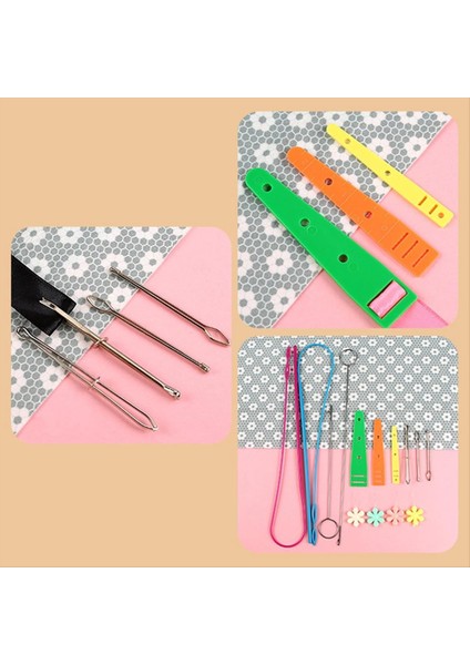 Paslanmaz Çelik Dikiş Döngü Kancası Dikiş Cımbızları ile Esnek Çekme Thread Seti (Yurt Dışından) modelleri