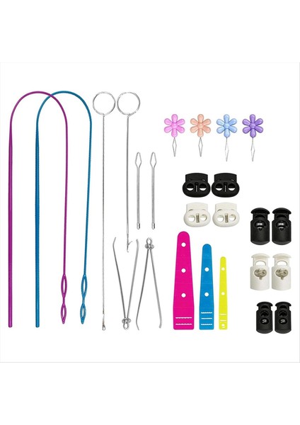 Paslanmaz Çelik Dikiş Döngü Kancası Dikiş Cımbızları ile Esnek Çekme Thread Seti (Yurt Dışından) fırsatları