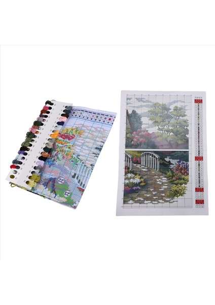 Baskılı Çapraz Dikiş Kitleri 11CT 21 6X16 9 Inç Pamuk Diy Nakış Başlangıç Kitleri Kolay Desenler Kızlar Için Nakışlar Tapma Çapraz Dikiş Malzemeleri Iğne Işi Honliday (Yurt Dışından) fiyatları