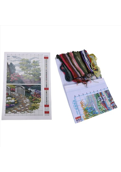 Baskılı Çapraz Dikiş Kitleri 11CT 21 6X16 9 Inç Pamuk Diy Nakış Başlangıç Kitleri Kolay Desenler Kızlar Için Nakışlar Tapma Çapraz Dikiş Malzemeleri Iğne Işi Honliday (Yurt Dışından) modelleri