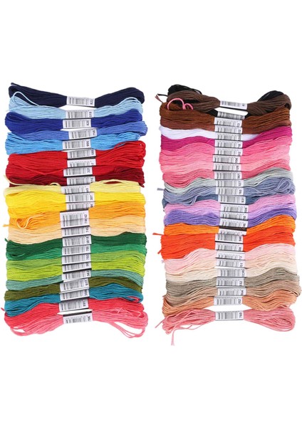 50 Skeins Nakış Floss Çapraz Dikiş Iplik Bilezik Iplik Iğneler For Dostluk Bilezik (Yurt Dışından) indirimleri