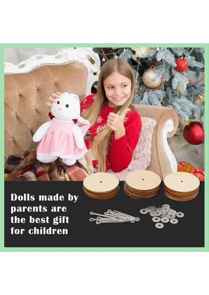 10 Set Bebek Konektörleri Cotter Pim Eklemleri ve Ahşap Fibreboard Diskleri Hareket Edilebilir Engesie Cıvata Bebek Aksesuarları 55MM (Yurt Dışından) fırsatları