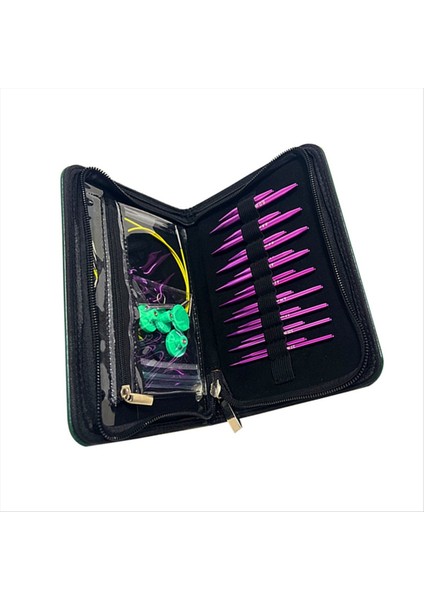 Tığ Kancası Dairesel Örgü Iğneleri Set Diy Sanat Zanaat Dokuma Dikiş Dikiş Araçları Tığ Işi Iğne Örgü Aletleri (Yurt Dışından) indirimleri