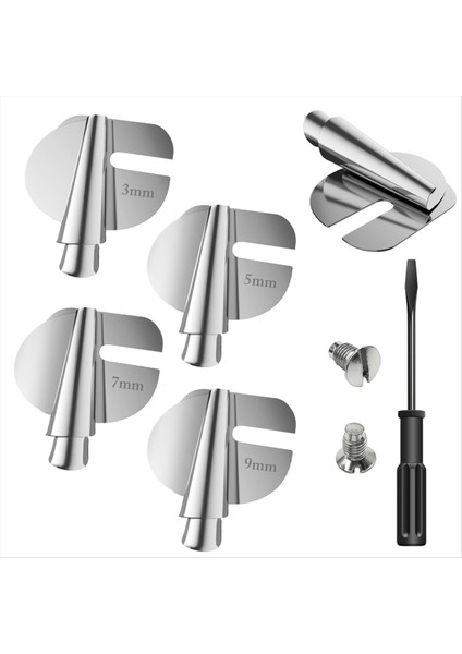 Dikiş Haddelenmiş Hemmer Ayağı 4 Boyut Geniş Dikiş Makinesi Basın Seti (4pcs 3/5/7/9mm) (Yurt Dışından) fiyatları