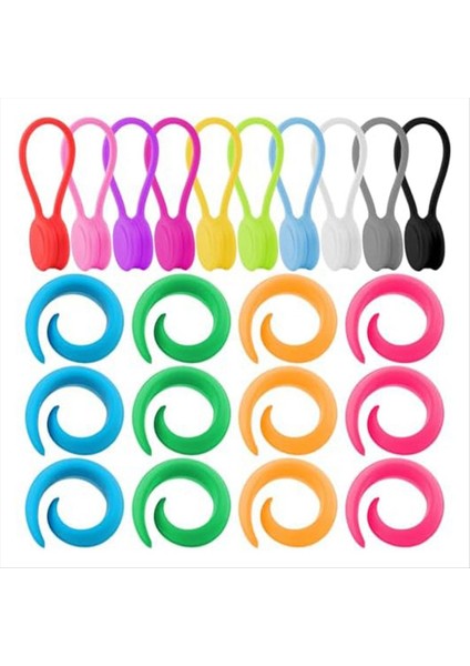 22PCS Bobbin Klipsleri Nakış Kasnak Klipsleri Silikon Koruyucuları Dikiş ve Kapitone Için Kapitone Dikiş Klipsleri (Yurt Dışından)