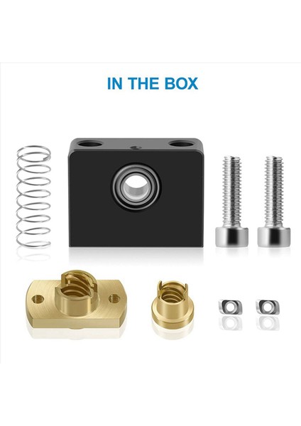 2x Anti Backlash Somunu ve Z Ekseni Kenefer Vidalı Üst Montaj Ender 3/3 Pro/3 V2/cr-10 ile Uyumlu (Yurt Dışından) fiyatları