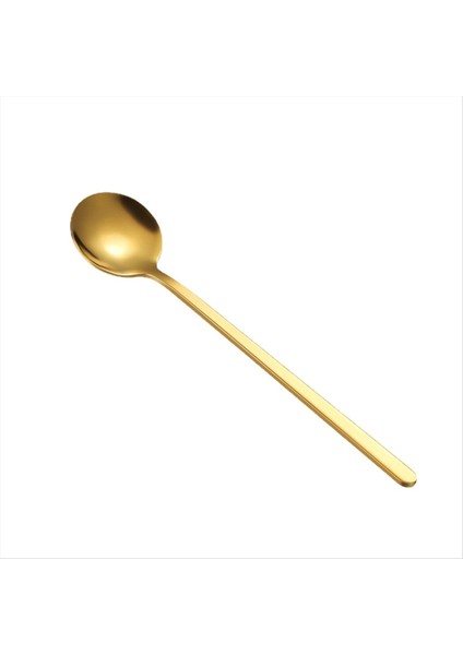 12 Adet Kahve Kaşıkları Set Altın Çay Kaşık Uzun Sapı Karıştırma Kaşık Kahve Yuvarlak Karıştırma Kaşık Bal Tatlı Kaşık (Yurt Dışından) modelleri