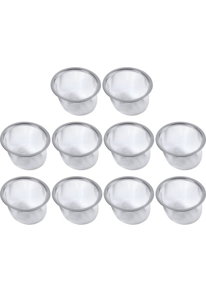 10X Çaydanlık Çapı 80MM Metal Örgü Çay Yaprağı Baharat Süzgeç Sepeti (Yurt Dışından)