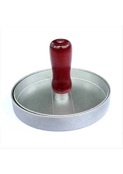 Hamburger Press Patty Maker Set Yapışmaz Et Patty Basınç Tutamak Patty Burger Maker Ev ve Mutfak Kırmızı Kırmızı (Yurt Dışından)