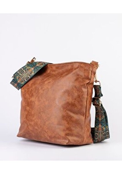 Taba Kadın Lüks Omuz Çantası Desenli Askılı Ergonomik Tasarım ile Şık Kullanım fırsatları